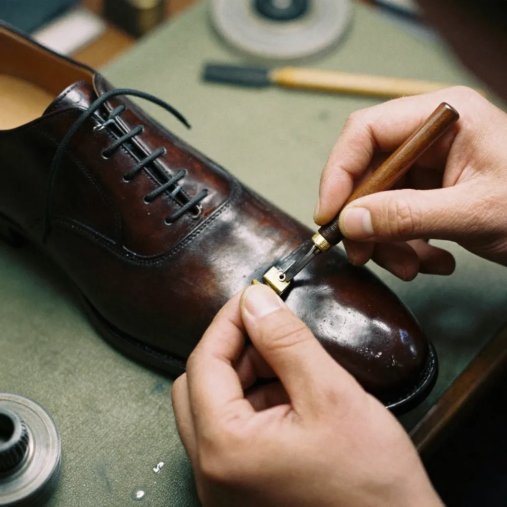 Luxury shoe craftsmanship